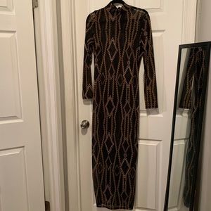 Mesh Gold Chain Maxi